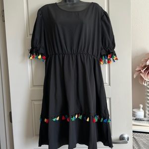 Black summer dress
